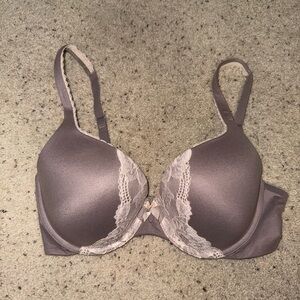 Victoria's Secret Gray Lace Bra
